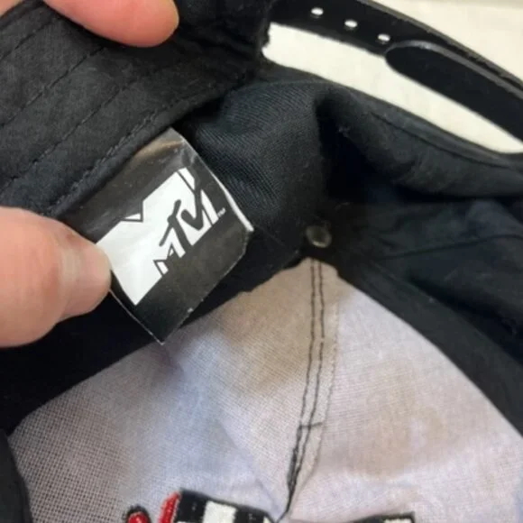 MTV Music Television Black Baseball Cap Hat Retro 2017 - Picture 5 of 6